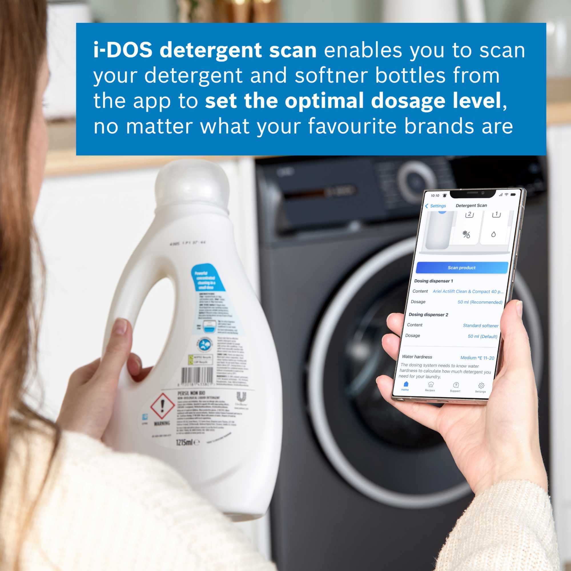 WGH254ARGB 10kg Washing Machine 1400rpm with i-Dos - Graphite